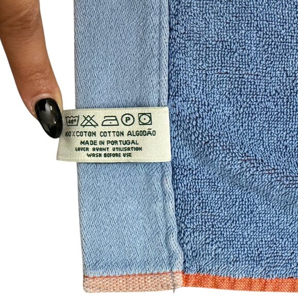 2006 French Open Tennis Roland Garros Paris Towel Red Blue 37.5" x 24.5" - Picture 5 of 5